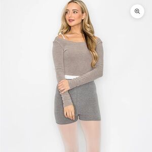 Aluvie Gray Shorts OS